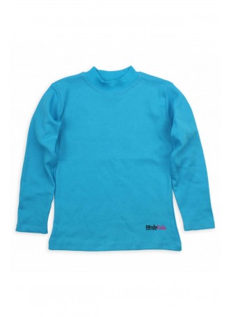 Modakids Yarım Balıkçı Yaka Turkuaz Badi 019-2015-037
