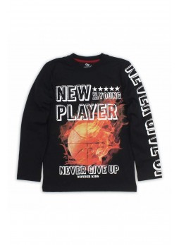 Wonder Kids Erkek Çocuk Uzun Kol Tshirt 010-4800-038