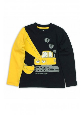 Wonder Kids Erkek Çocuk Uzun Kol Tshirt 010-4600-012