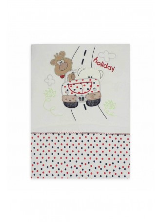 Bebesel Erkek Bebek Araba Nakışlı Battaniye 019-533-002