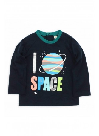 Wonder Kids Erkek Bebek Uzun Kol Tshirt 010-4425-012