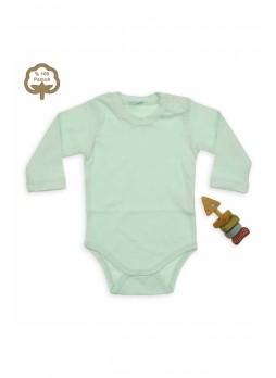 Bambaki Bebek Uzun Kol İnterlok Yeşil Badi 013-2002-019