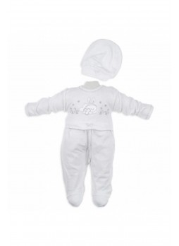 Elci Baby Kız Bebek Şapkalı Tulum 019-389-011