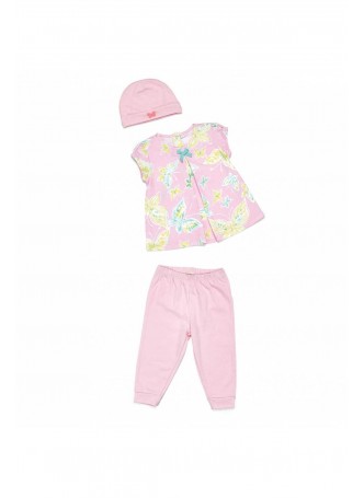 Wonder Kids Kız Bebek 3 Parça Set 010-1363-021