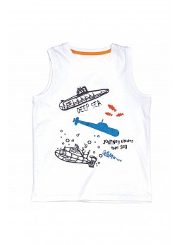 Wonder Kids Erkek Çocuk Baskılı Atlet 010-1604-027