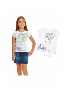 Wonder Kids Kız Çocuk Tshirt 010-1521-027