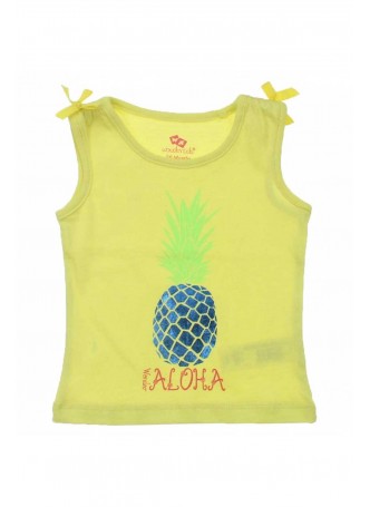 Wonder Kids Kız Bebek Baskılı Atlet 010-1306-001