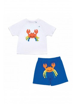 Wonder Kids Erkek Bebek Şortlu Takım 010-1454-027