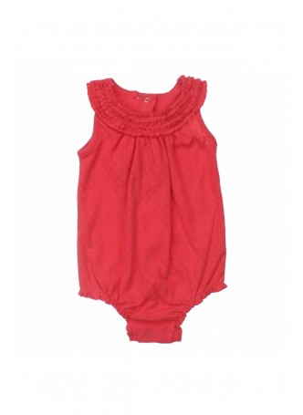 Bambaki Kız Bebek Fırfırlı Askılı Bady 013-0014-003