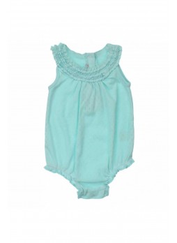 Bambaki Kız Bebek Fırfırlı Askılı Bady 013-0014-019