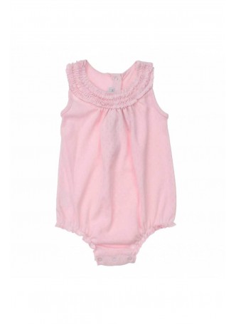 Bambaki Kız Bebek Fırfırlı Askılı Bady 013-0014-021