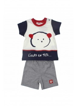 Bambaki Erkek Bebek Şortlu Takım 013-0017-012