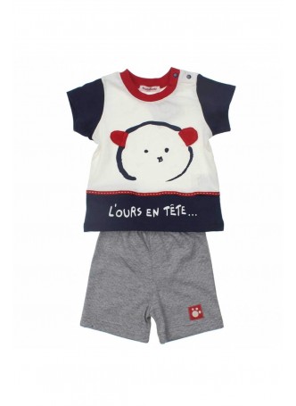 Bambaki Erkek Bebek Şortlu Takım 013-0017-012