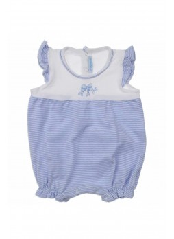 Bambaki Kız Bebek Çizgili Tulum 013-0046-015