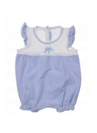 Bambaki Kız Bebek Çizgili Tulum 013-0046-015