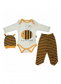 Arılı Bebek 3 lü Zıbın seti 045-2539-001
