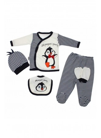 Bebek Penguenli 5 li Zıbın Set 045-3013-012