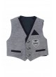 Modakids Erkek Bebek Keten Yelekli Smokin Takım 037-219000-011