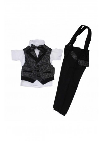 Modakids Erkek Çocuk Kısa Kol Smokin Takım Elbise 037-199401-038