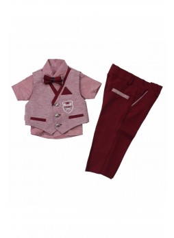 Modakids Erkek Çocuk Keten Yelekli Smokin Takım 037-219002-007