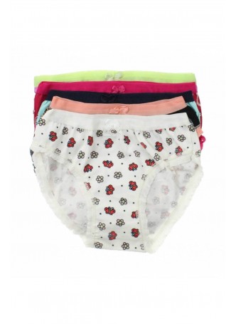 Gümüş İç Giyim 5 li Kız Çocuk Külot 040-3071-019