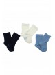 Wonder Kids Erkek Bebek 3 lü Soket Çorap 010-5020-012