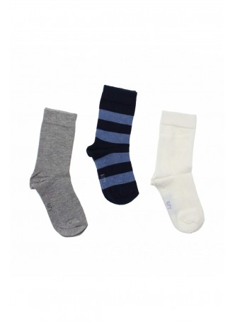 Wonder Kids Erkek Çocuk 3 lü Soket Çorap 010-5024-011