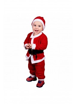 Erkek Bebek Noel Baba Kostüm 019-2018-002