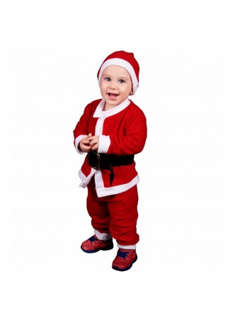 Erkek Bebek Noel Baba Kostüm 019-2018-002