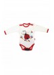 Modakids Kız Bebek Uğur Böcekli Uzun Kol Bady 037-98884-002