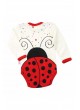 Modakids Kız Bebek Uğur Böcekli Uzun Kol Bady 037-98884-002