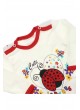 Modakids Kız Bebek Uğur Böcekli Uzun Kol Bady 037-98884-002