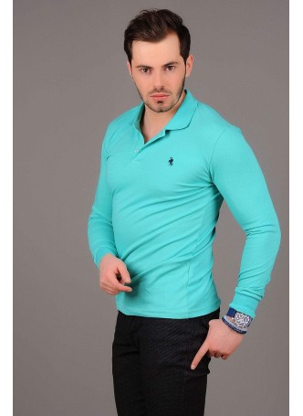 PoloYaka Nil Yeşili Sweat