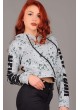 Yeşil Benekli Kapşonlu Sweat