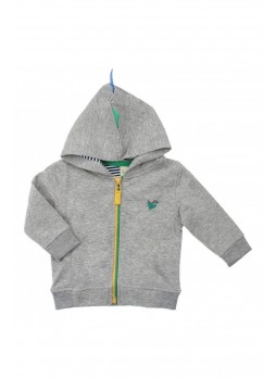 Wonder Kids Erkek Bebek Kapşonlu Tek Üst 010-1367-011