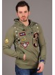 Kapşonlu Sweat Haki