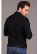 Kırçıllı Siyah Kot Ceket