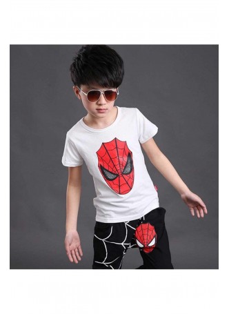 Modakids Erkek Çocuk Süper Kahramanlı Şortlu Takım 041-2019-027