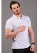 Polo Yaka Beyaz T-shirt
