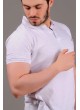 Polo Yaka Beyaz T-shirt