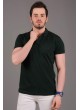 Kırçıllı Polo Yaka Yeşil T-Shirt