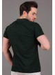 Kırçıllı Polo Yaka Yeşil T-Shirt