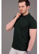 Kırçıllı Polo Yaka Yeşil T-Shirt