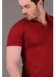 Polo Yaka Bordo T-Shirt