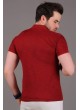 Polo Yaka Bordo T-Shirt