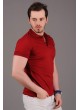 Polo Yaka Kırmızı T-Shirt