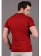 Polo Yaka Kırmızı T-Shirt