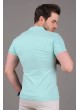 Polo Yaka Turkuaz T-Shirt