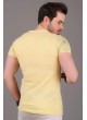 Yıldız Baskılı Sarı T-Shirt