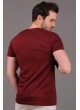 Darth Vader Baskılı Cepli Bordo T-Shirt